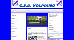 Desktop Screenshot of gsdvolpiano.it